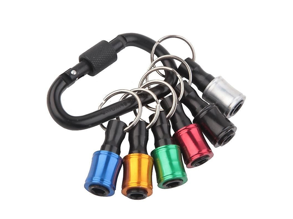2026altiro-6 Accesorios De Tornillos Con Adaptador De Cambio Rápido De Conexión Hexagonal De 1/4 De Pulgada Con Anillo Para Llave