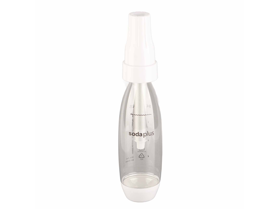 Dispensador portátil de agua con gas de 1000 ml para preparar bebidas caseras.
