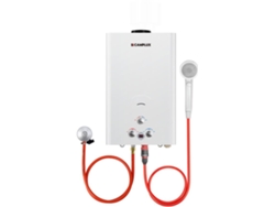 CAMPLUX BW422 Calentador de Agua a Gas de 16 Litros, Gas Propano (37mbar) / Butano (28-30mbar), para Campar, RV, Lavado de Caballo