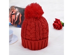 2026-set Gorro Pom Pom + Bufanda Larga Para Mujer Tejido Espesor Elástico Cap