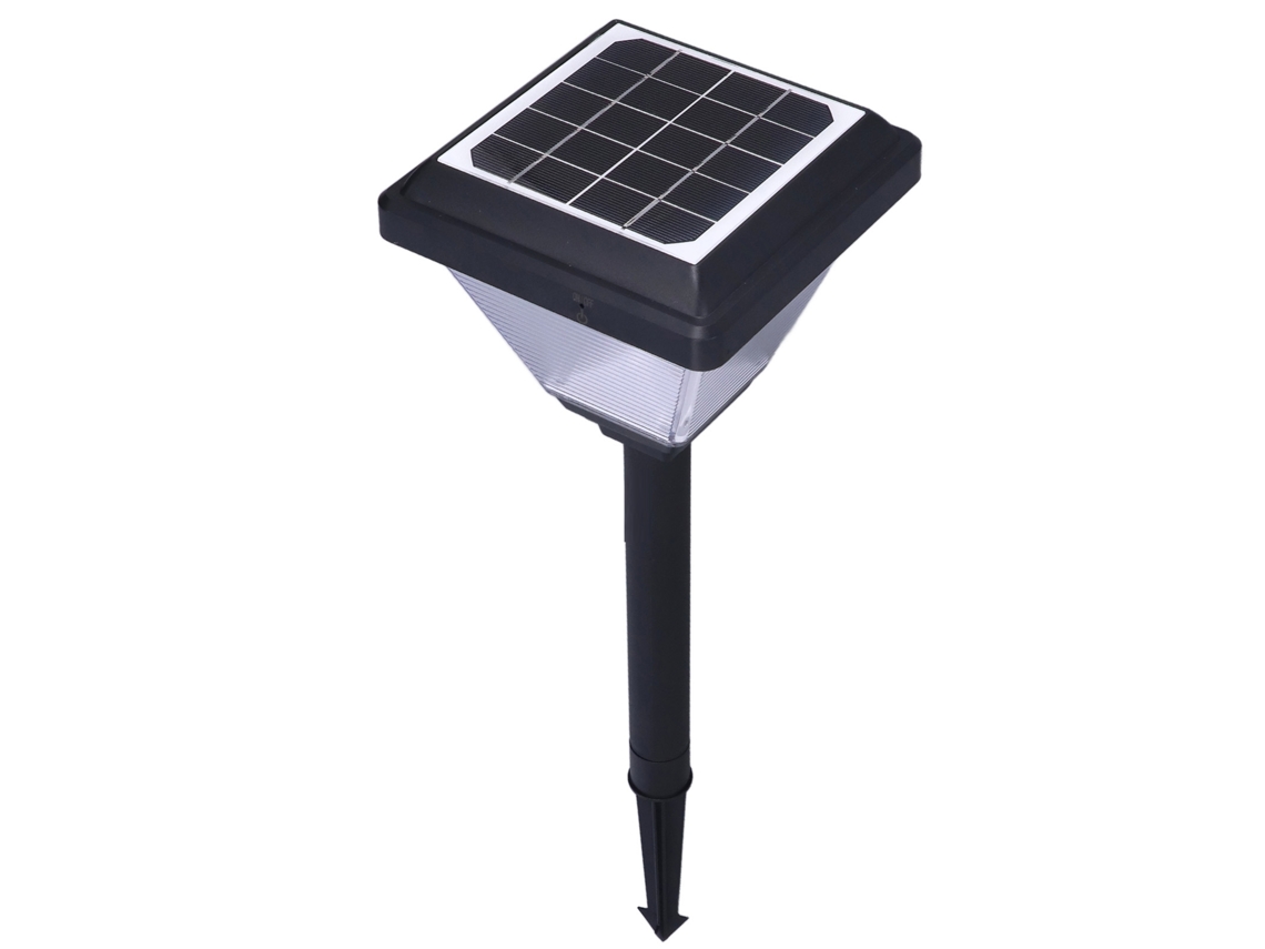 Farola solar monocristalina de 5 V y 2 W, LED, resistente al agua y con batería integrada