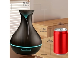 Humidificador ultrasónico con difusor de aroma de 550 ml y 7 luces de colores Pickifyvayotoy