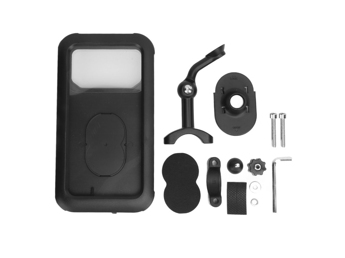 Mali suporte para Celular para Bicicleta e Moto À Prova D'água Ajustável com Tela Tpu Touch Universal