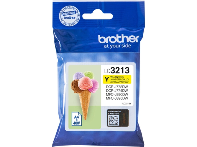 TINTEIRO BROTHER LC3213Y XL AMARELO