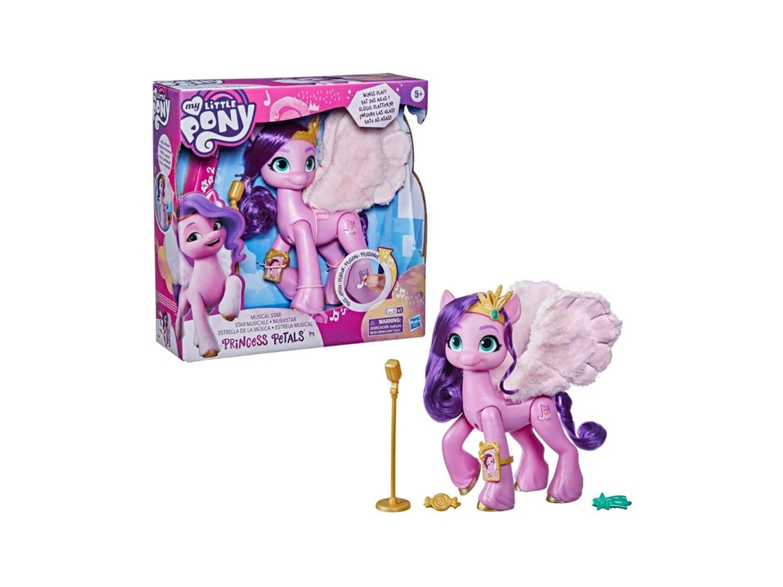 Muñeco MY LITTLE PONY Princess Petals Estrella de la Música (Edad Mínima: 5 Años - 15 cm)