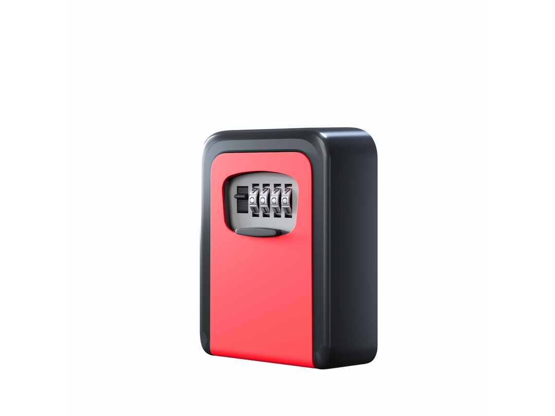 Caja De Llaves Chrui Capacidad 5 Llaves 12x10x5.2cm (rojo)