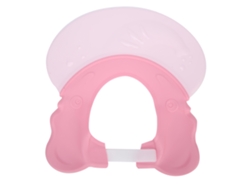 Chapéu De Banho Para Bebê Com Proteção Dupla Para Ouvidos Repelente À Água Para Adultos E Crianças Rosa