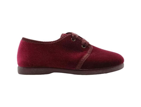 Zapatos de Niño TOKOLATE Blucher Terciopelo Rojo (30)