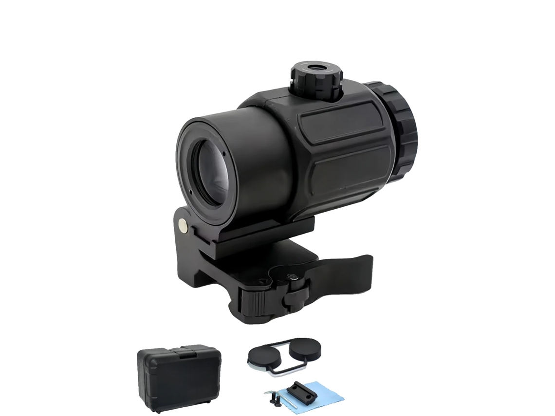 Telescopio de aumento fijo 3x 5x, desmontaje rápido, G33 negro OEM