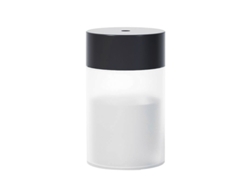 Humidificador sencillo de 260 ml, ideal para usar cómodamente en el coche, con gran producción de vapor. Tienda PAPRIKA (negro).