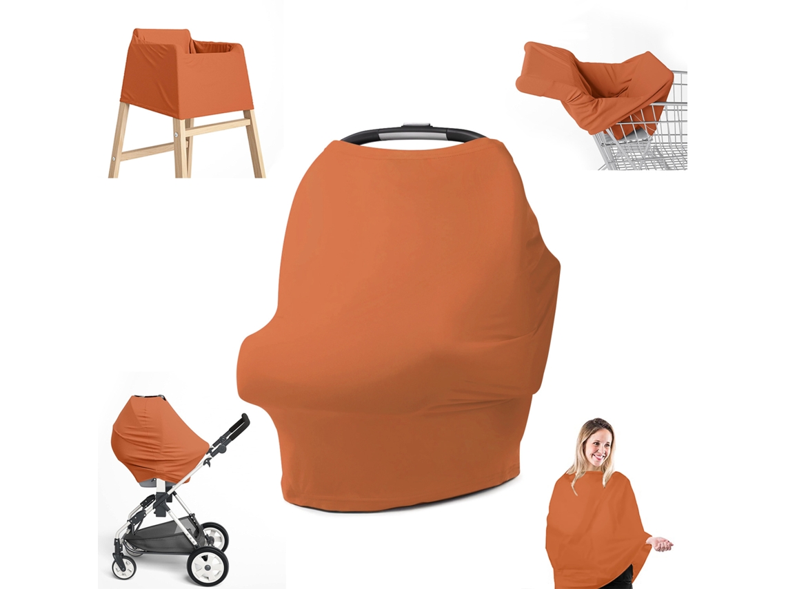 Funda De Lactancia, Funda Protectora Multifuncional Transpirable Para Cochecito De Bebé, Funda Para Cesta, Rust Chrui