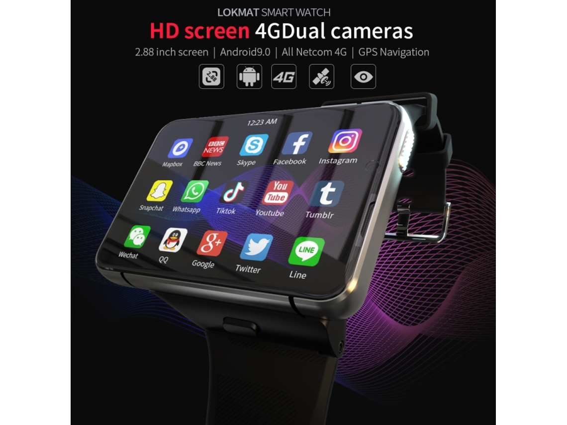 Smartwatch LOKMAT APPLLP Max 4G Call, MTK6761 Quad Core