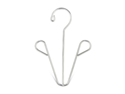 Secador De Zapatos Colgante Con Dos Ganchos, De Acero Inoxidable, Organizador Que Ahorra Espacio.