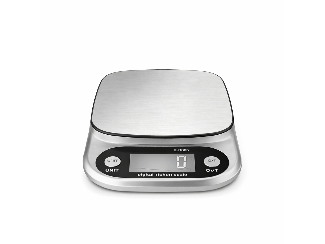 Báscula de cocina digital gris Andowl C305
