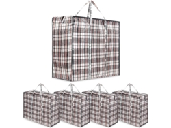 Bolsas Grandes Con Cremallera Para Ropa Y Almacenamiento - Paquete De 5