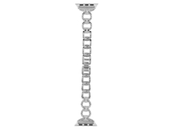 Correa de metal para reloj (repuesto, compatible con iWatch Series 1/2/3/4)