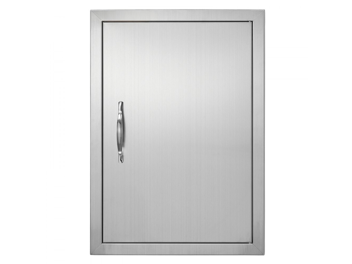 Puerta de acceso de acero inoxidable de 432 x 610 mm para cocinas exteriores y parrillas Tekmaquinas
