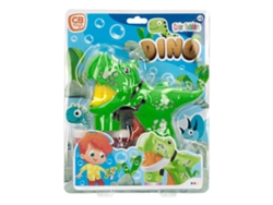 Burbujas de jabón para bebés con pistola de colores Dino