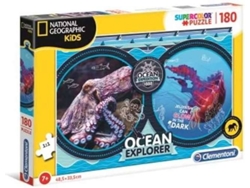 Puzzle CLEMENTONI National Geo Kidsocean (180 Piezas - Edad mínima: 3 años)
