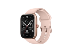 Reloj inteligente Yunzii IDW20 con asistente de voz, reloj de fitness de 1,91 pulgadas para iOS y Android, color rosa