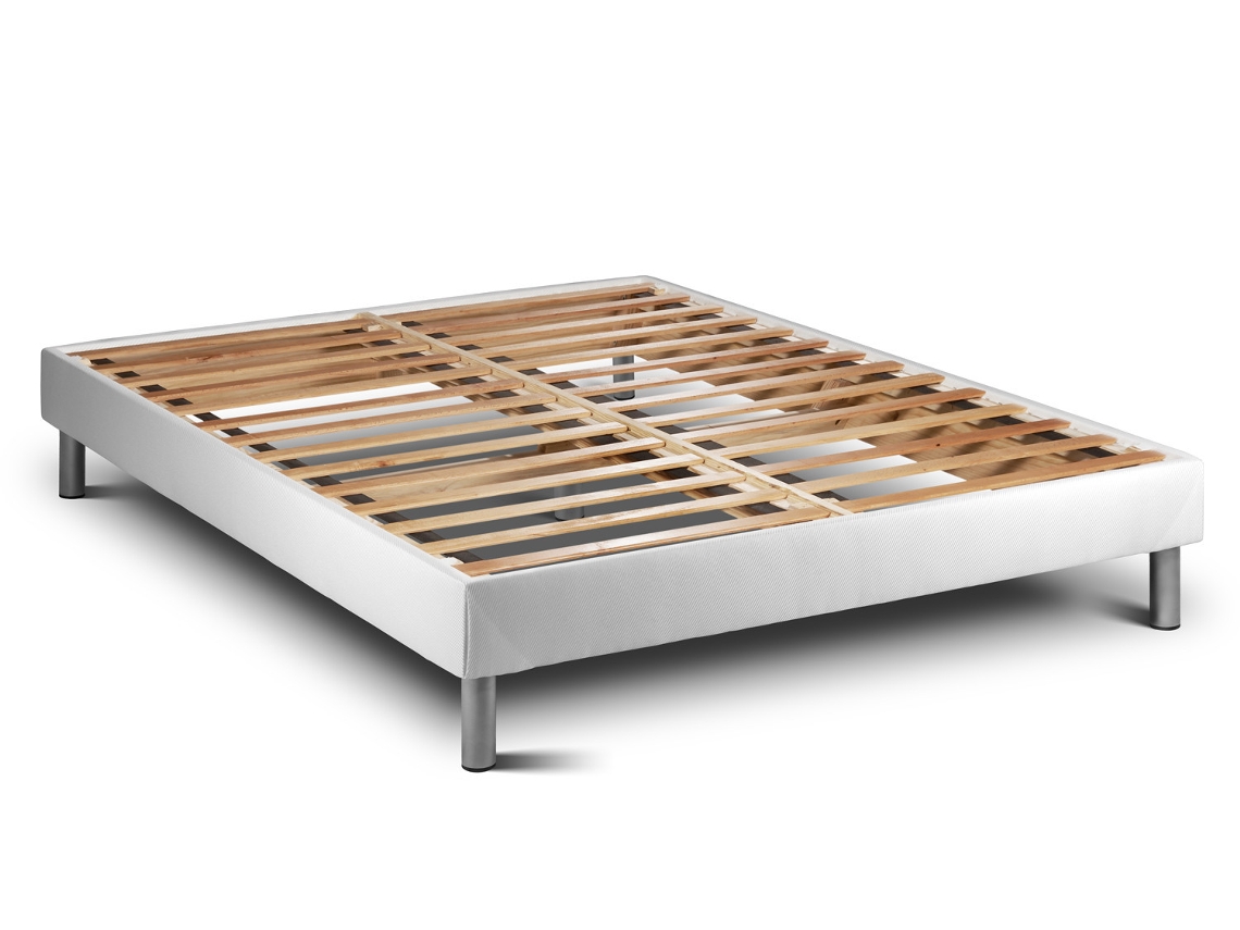 Set Vital Spa 180 X 220 Cm Somier Blanco Kit