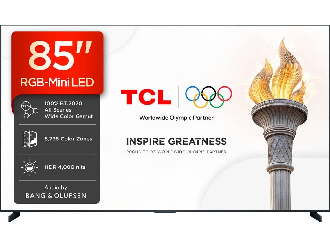 TV TCL 85RM9L (RGB-MINILED - 85'' - 216 cm - 4K Ultra HD - Smart TV)
