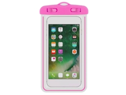 Bolsa Impermeable Transparente De Pvc Luminiscente Para Teléfonos Móviles, Universal, Para Buceo Y Natación, Rojo/rosa, 20 Cm