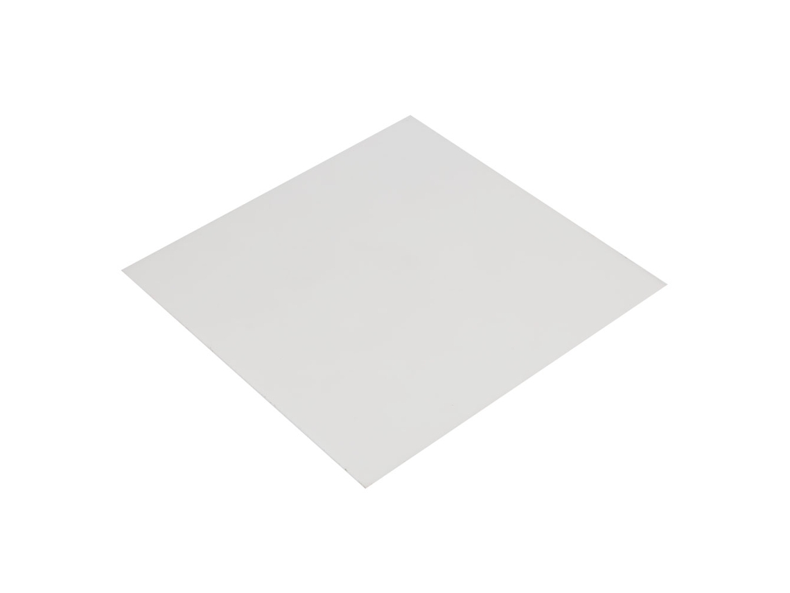 Lámina De Plástico De Ingeniería Pom (polioximetileno) Blanca De 2x300x300 Mm.