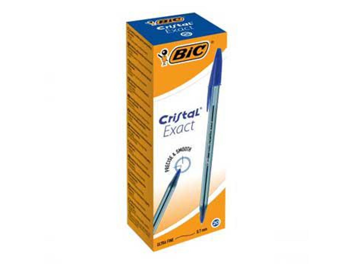 Esferografica BIC Cristal Exact Azul Caixa 20 Unidades