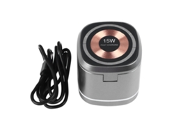 Cargador inalámbrico magnético plegable 3 en 1, estación de carga inalámbrica para iPhone 15, reloj y auriculares.