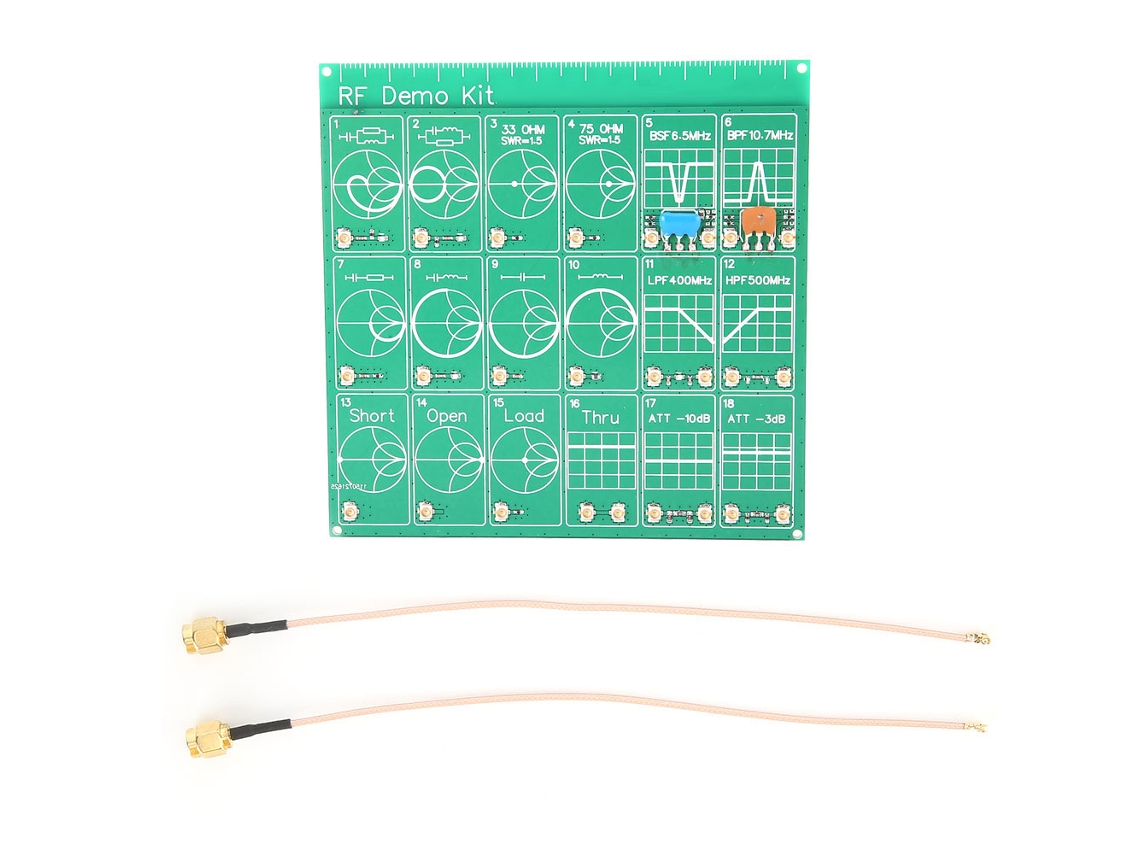 Kit De Demonstração De Rf Placa Tester Módulo Atenuador Analisador Vetorial De Redes