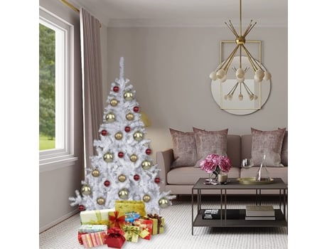 Adorno de Navidad TIENDA EURASIA Arbol Plastico Frondoso Plástico Blanco (180 cm)