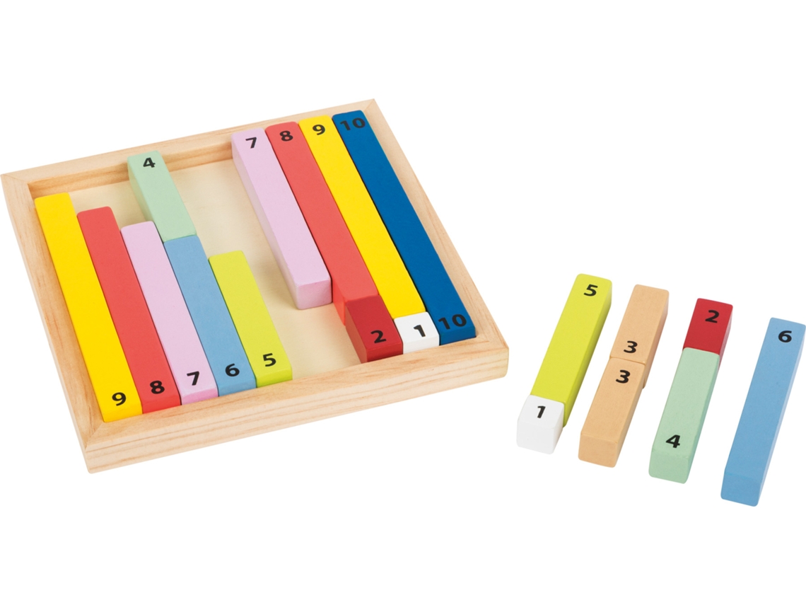 Juego Educativo SMALL FOOT COMPANY (Madera - Beige - 17 x 17 x 2 cm)