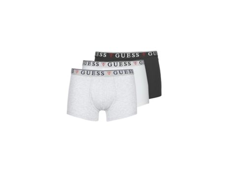 Conjunto de 3 Boxers GUESS JEANS Algodón Hombre (XXL - Negro)