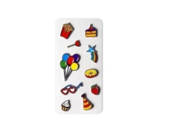 Juego de 2 marcadores de fiesta -3D CELLY