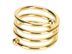5 Anillos Para Servilletas De Metal Chapados En Oro, De Alta Dureza, Para Bodas, Fiestas Y Hoteles.