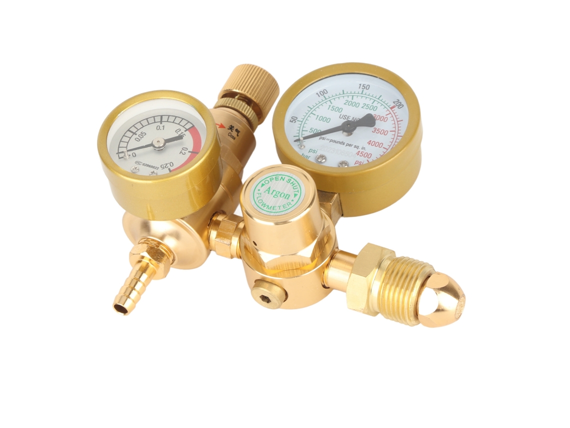 Regulador De Gas Para Soldadora, Caudalímetro De Argón Y Co2, Válvula Mig/tig, Entrada G5/8", Salida De 1/4".