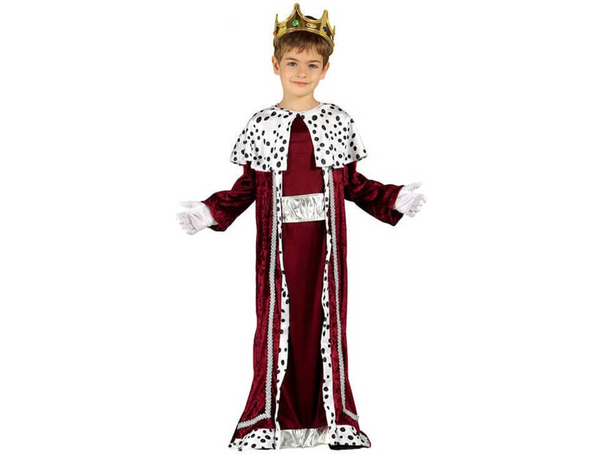 Disfraz de Niño DISFRAZZES Rey Mago Gaspar (Talla: 5 a 6 años)