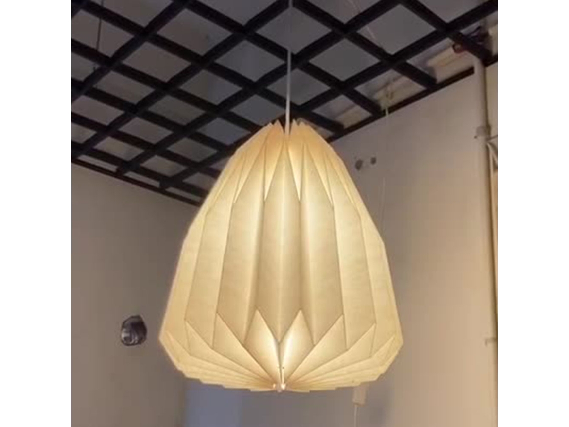 Capa da Lâmpada do Quebra luz do Teto de Origami para Decoração da Sala de Estar ZYBLSSBB (alho)