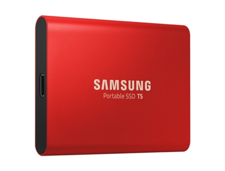 Disco Externo SSD SLOWMOOSE T5 USB 3.1 (Rojo - 250 GB)