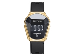 Reloj Táctil Para Hombre (cinta Dorada Y Negra)