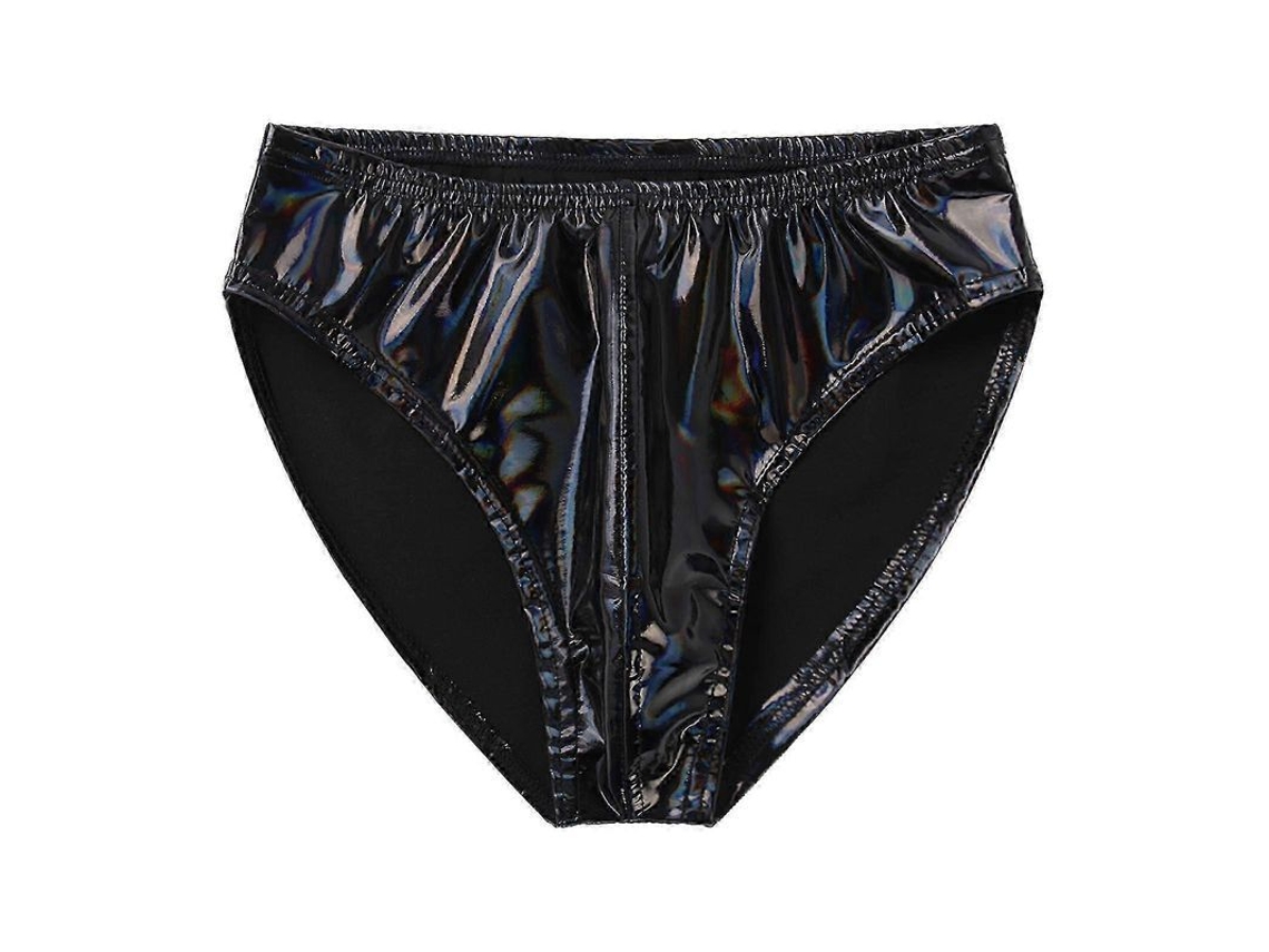 Calzoncillos De Charol Para Hombre Con Efecto Mojado Y Cintura Elástica, Ideales Para Baile En Barra Y Discotecas.