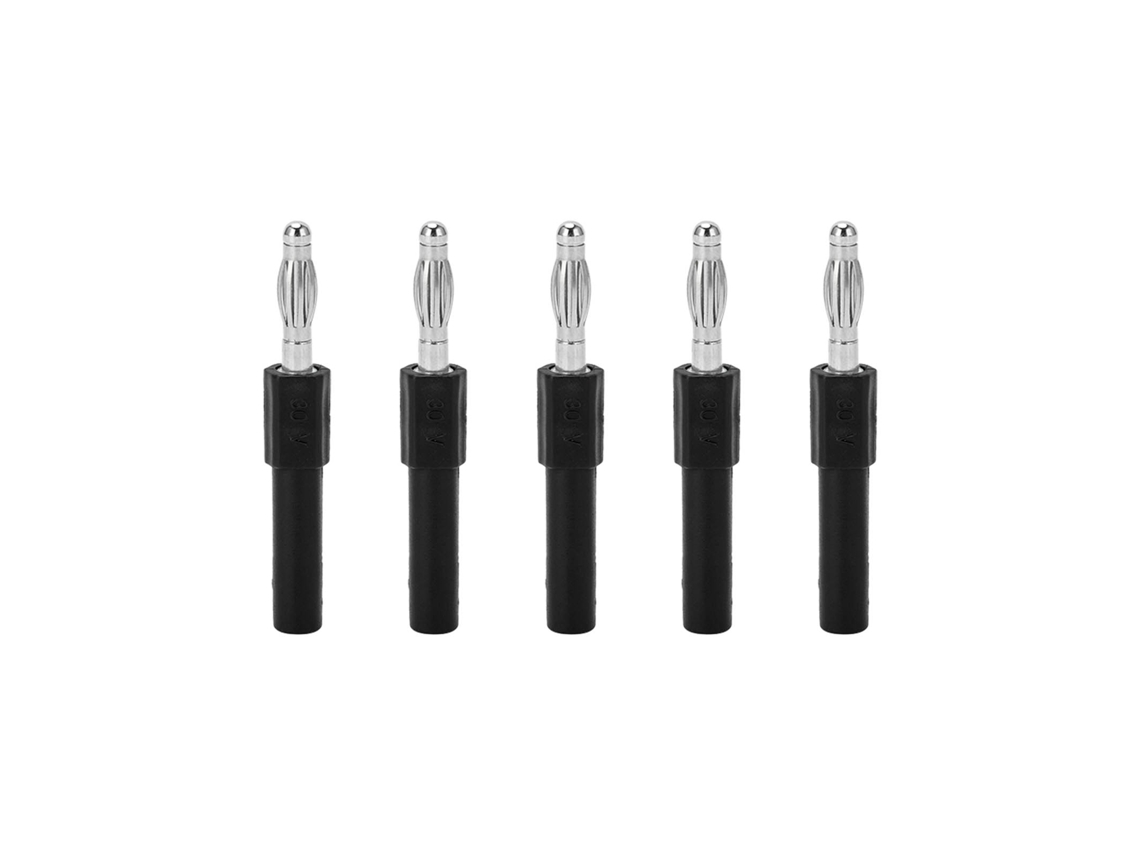 5 Adaptadores De Enchufe Banana De 4 Mm A 2 Mm De Latón Pa, Buena Conductividad, Fuerte Conectividad.