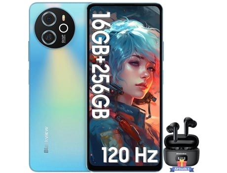 Smartphone BLACKVIEW Shark 8 6.78'' 16 GB 256 GB NFC Azul