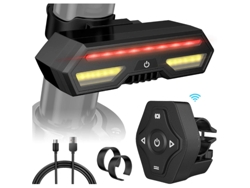 Luz trasera de bicicleta YIZHOOD ZDY14 DES463 (negra)