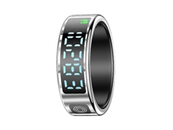 Anillo inteligente Sr08 tamaño 8, compatible con control de gestos con las manos, monitoreo de salud y múltiples modos deportivos Hengrongshen