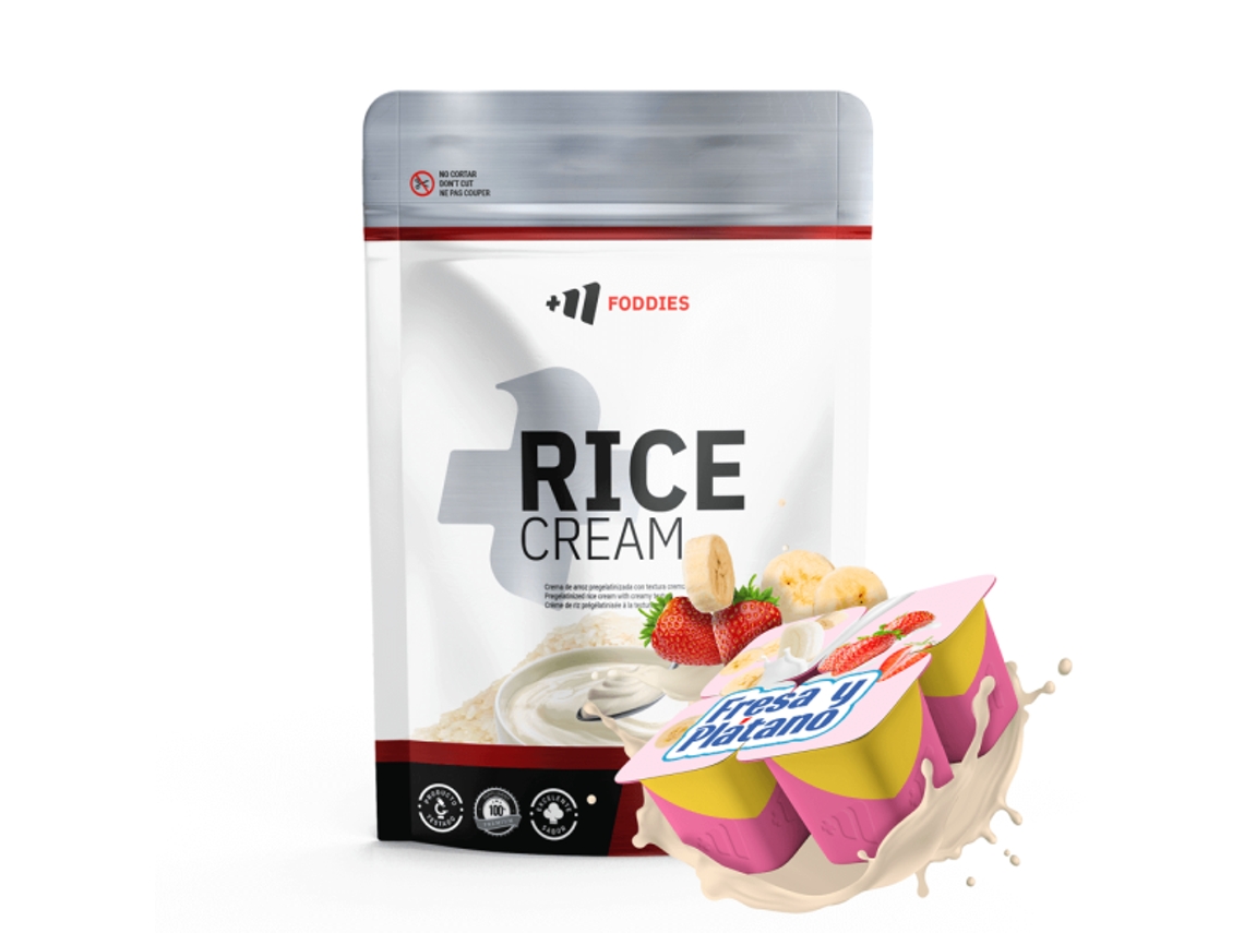 Rice Cream (crema De Arroz Pregelatinizada) - 1kg Fresa Banana Masmusculo