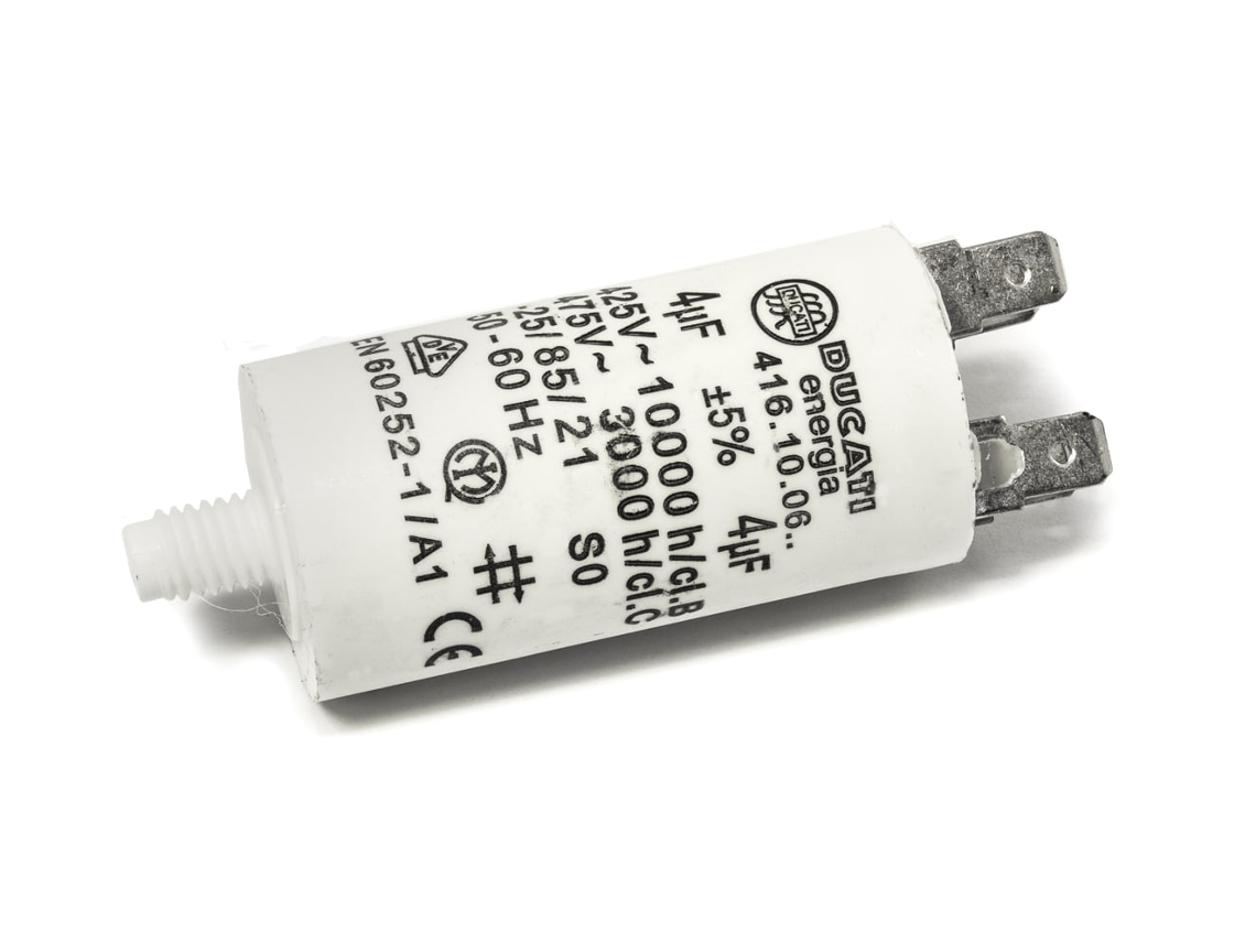 Condensador 4µf - Ducati Para Lavadora Cap707un