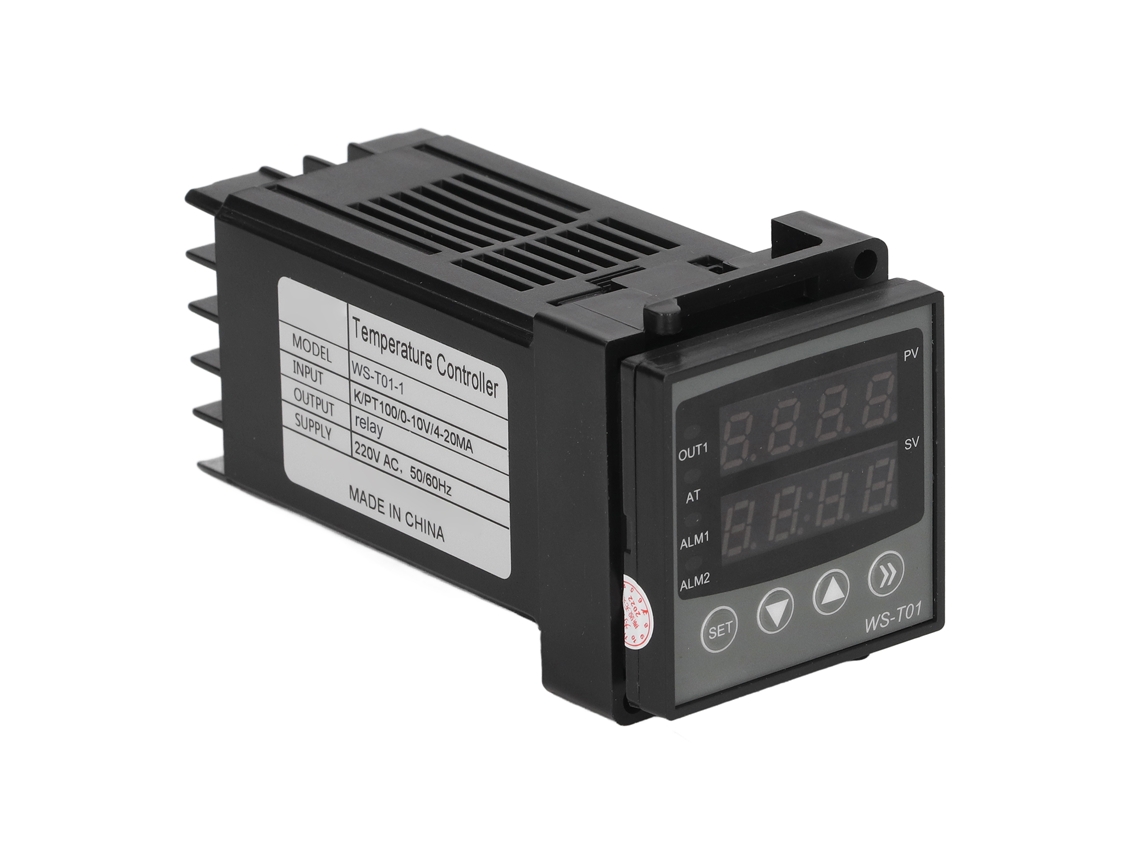 Controlador de temperatura PID con doble pantalla