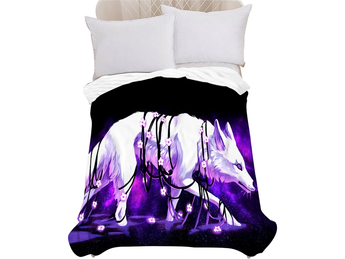 Microfibra Estampado Color Material Cama Adultos Regalo Perfecto